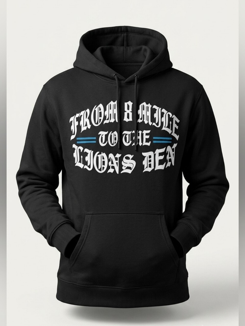 55. NWOT - Eminem x Detroit Lions Helmet Hoodie